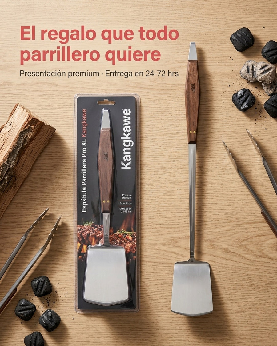 Espátula Parrillera Pro Xl Kangkawe Parrilla Cocina Premium