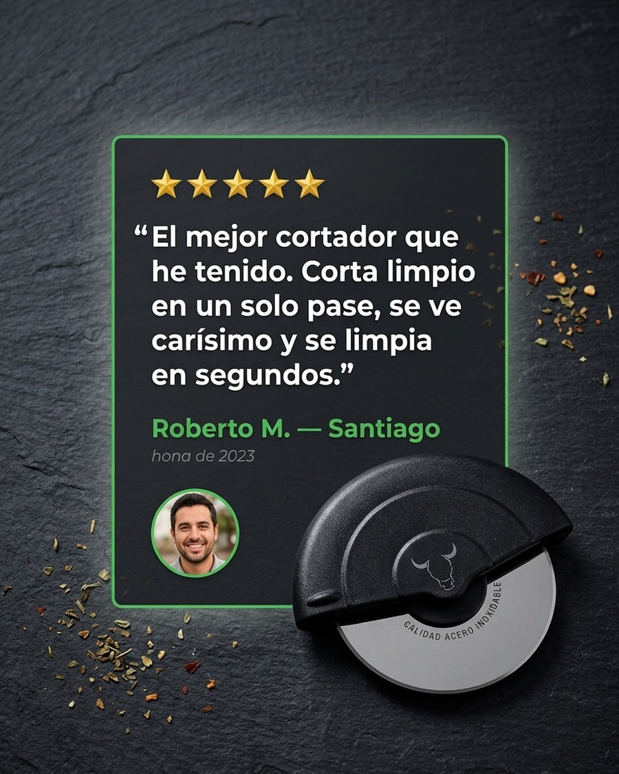 Cortador Pizza Rueda Profesional Wayu Corta Pizza Masa Cocina Bbq