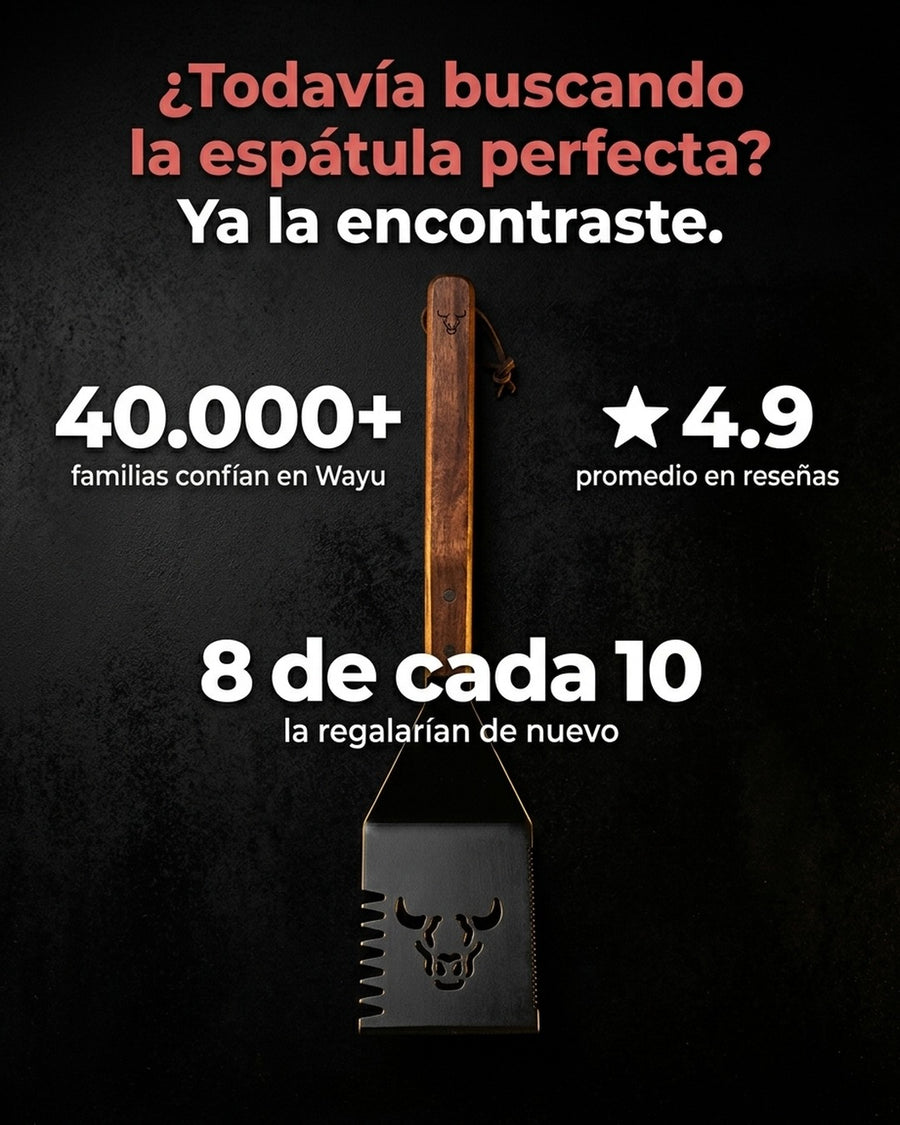 Espátula Wayu Asado Parrilla Bbq Barbacoa Cocina Quincho