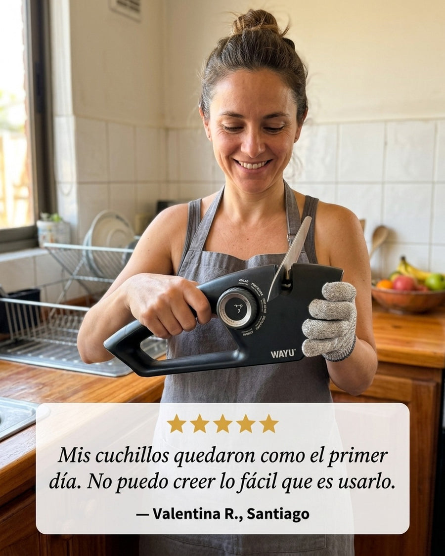 Afilador De Cuchillos Wayu 5 En 1 Manual