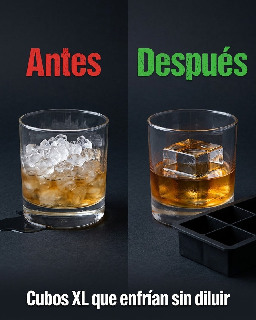 Cubetera 6 Cubos De Hielo Wayu Hielo Grande Premium Tragos