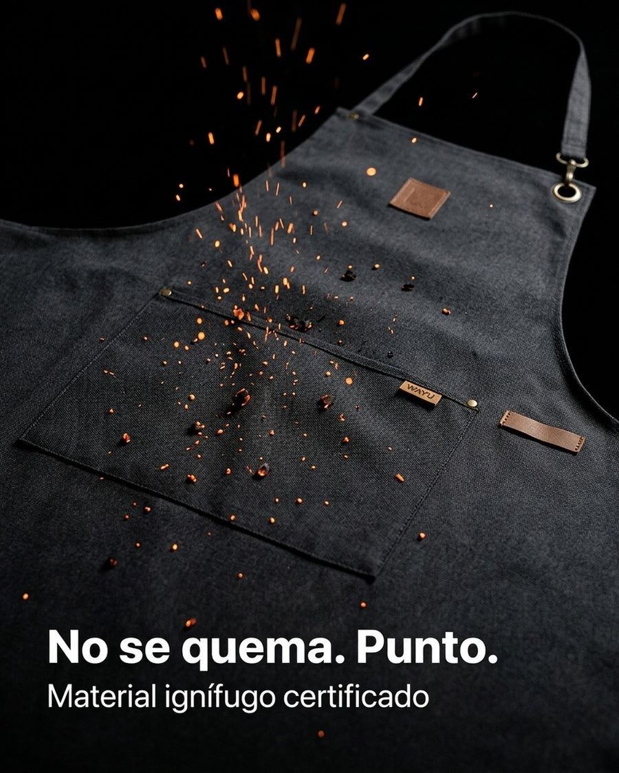 Delantal Parrillero Wayu Pechera Cocina