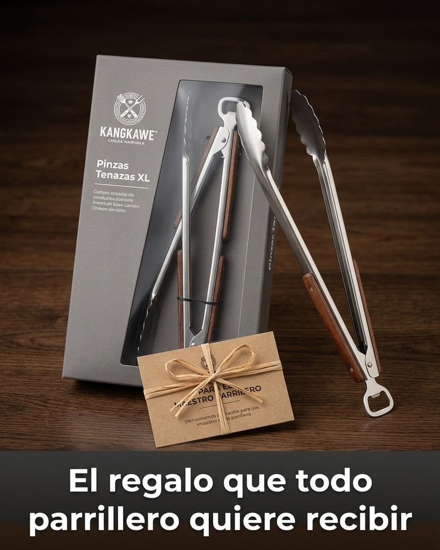 Pinzas Tenazas X L  Premium Inoxidable + Destapador Kangkawe