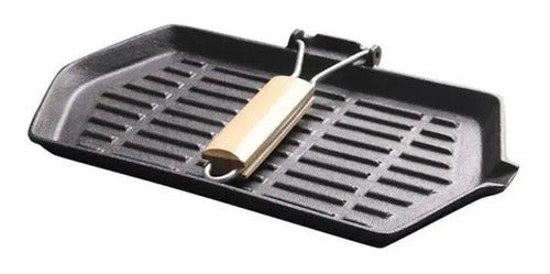 Sarten Fierro Fundido 21x35cm Wayu Abatible Hierro Fundido