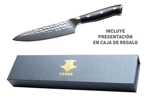 Cuchillo Acero Damasco Multiuso + Grabado Láser