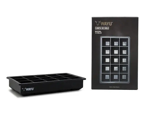 Cubetera 15 Cubos De Hielo Wayu Hielo Grande Premium Tragos