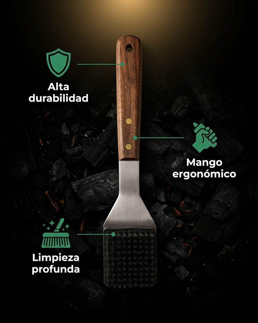 Cepillo Limpia Parrilla Kangkawe Xl Limpiador De Asado