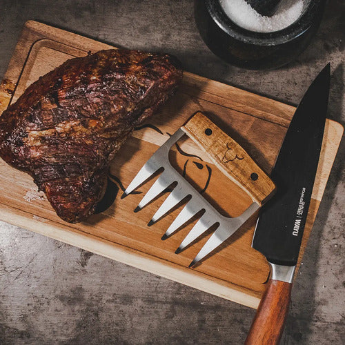 Tabla De Cortar Picar Carne 45cm Wayu + Grabado Personalizado