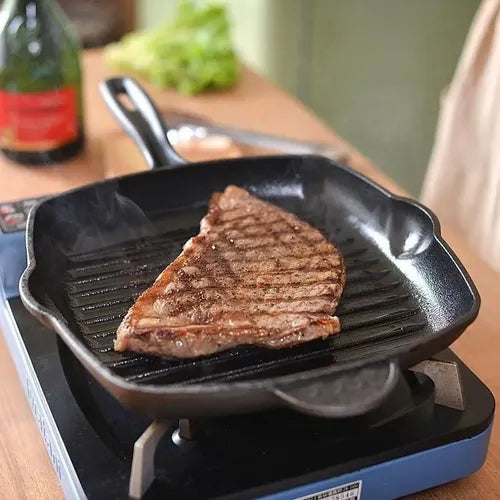 Sarten Cuadrado Asado Parrilla Cocina 26x26cm