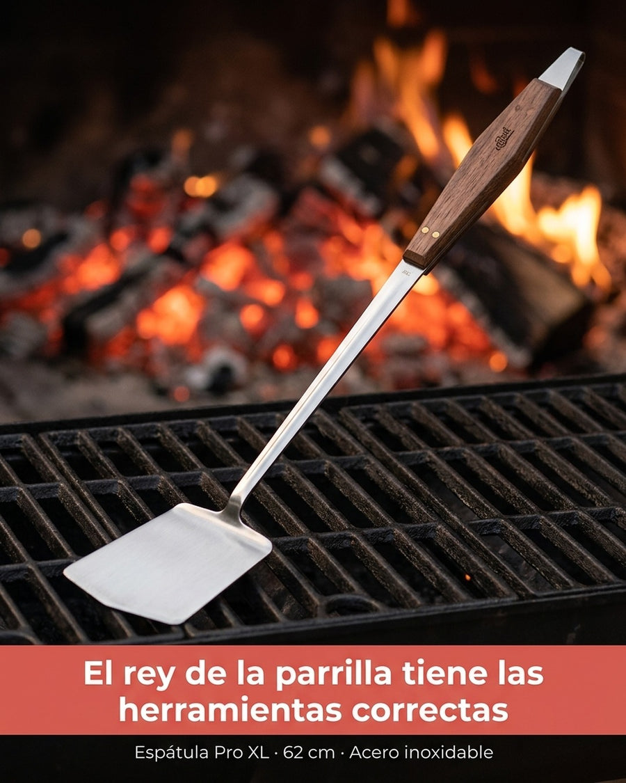 Espátula Parrillera Pro Xl Kangkawe Parrilla Cocina Premium