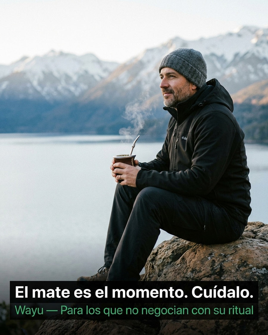 Termo Wayu Premiun De 1 Litro Agua Caliente Libre Bpa Mate + Grabado Personalizado