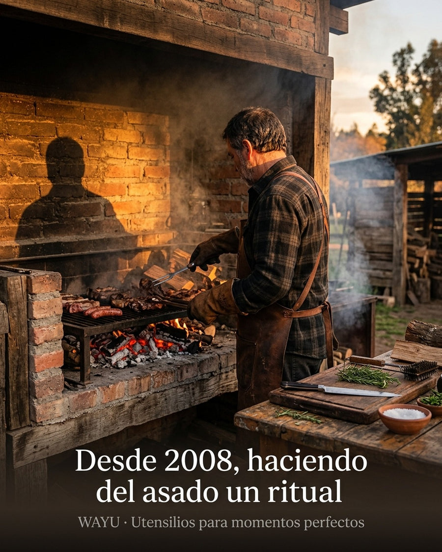 Cuadro Bar Metálico Wayu 40x30 Toro Quincho Parrilla Bbq