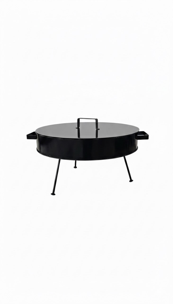 Disco de Asado Profesional con Tapa - 47.5 cm (Espesor 3mm)