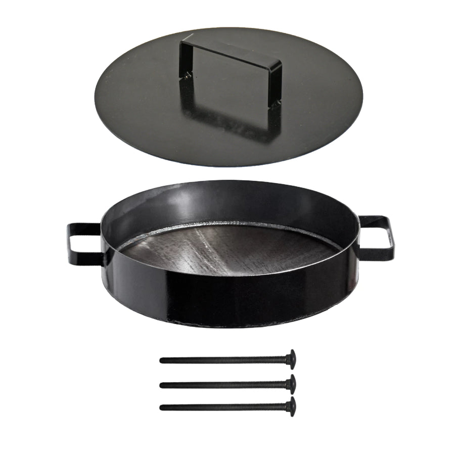 Disco de Asado Profesional con Tapa - 47.5 cm (Espesor 3mm)