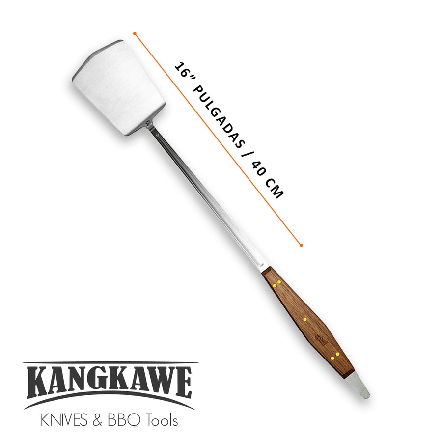 Medidas y dimensiones de la espátula parrillera Pro XL Kangkawe