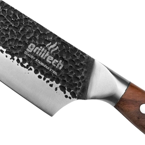 Cuchillo Martillado Chef 8 Premium Grilltech Parrilla Cocina