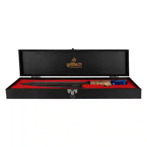 Cuchillo Acero Damasco Grilltech + Grabado Laser Gratis Chile