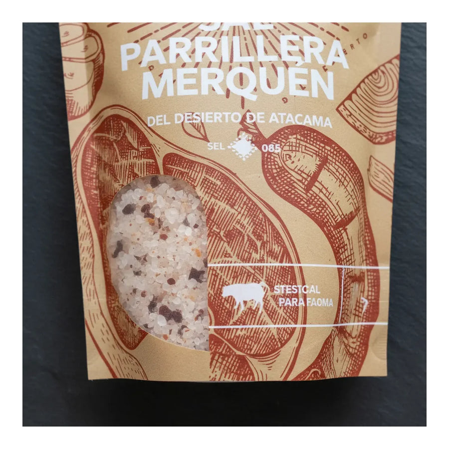 Sal de Mar Merquen Parrillera Cristales de Chile 450 g