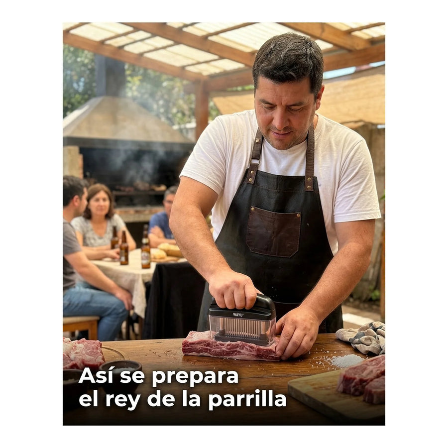 Ablandador De Carne Wayu Premium Asado Cocina Parrilla Bbq