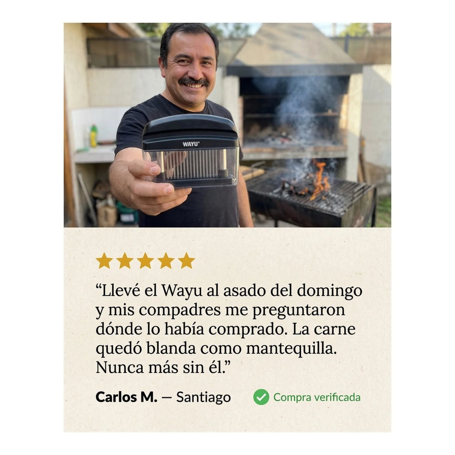 Ablandador De Carne Wayu Premium Asado Cocina Parrilla Bbq