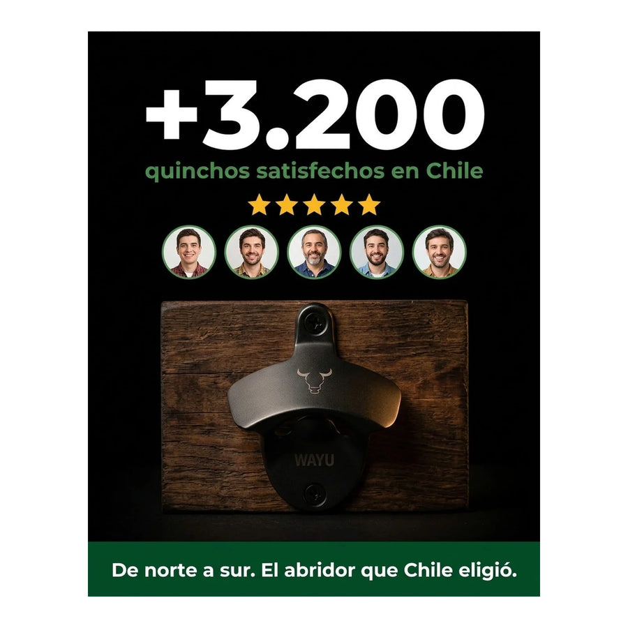 Abridor Destapador Cerveza Pared Botella - Marca Wayu