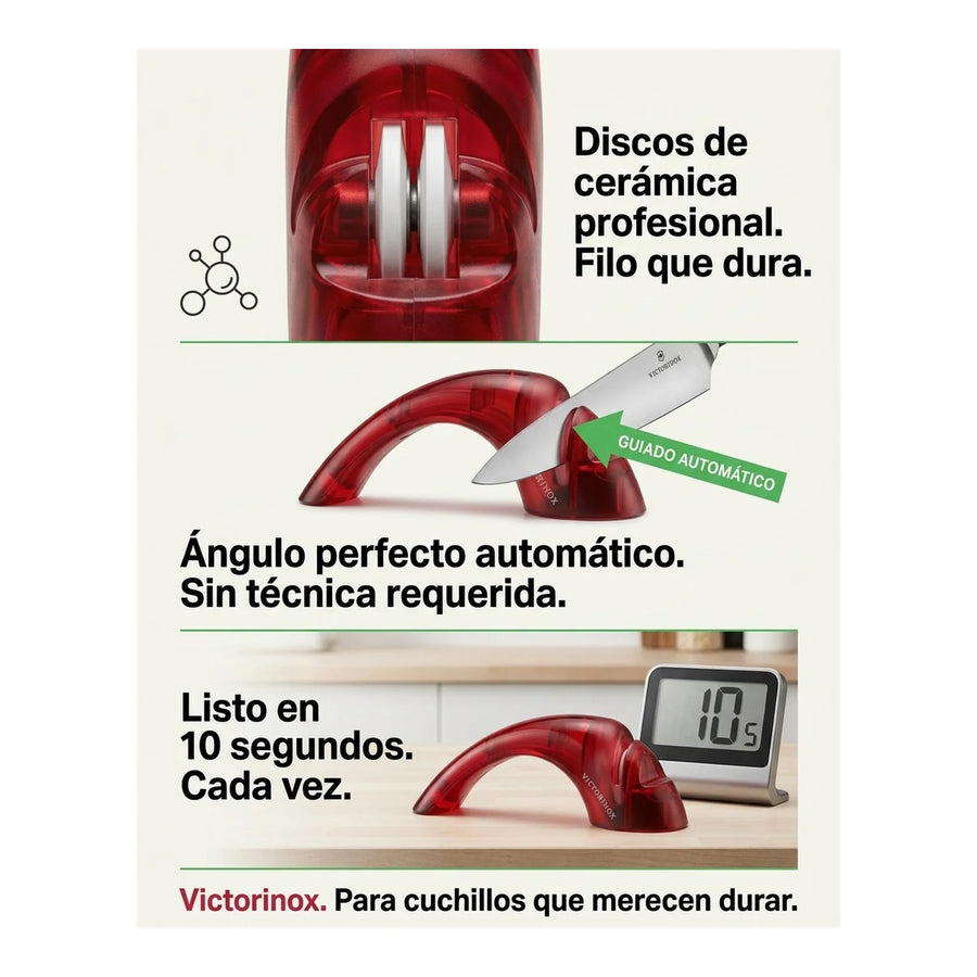 Afilador De Cuchillos Victorinox 7.8721  Rojo Cocina