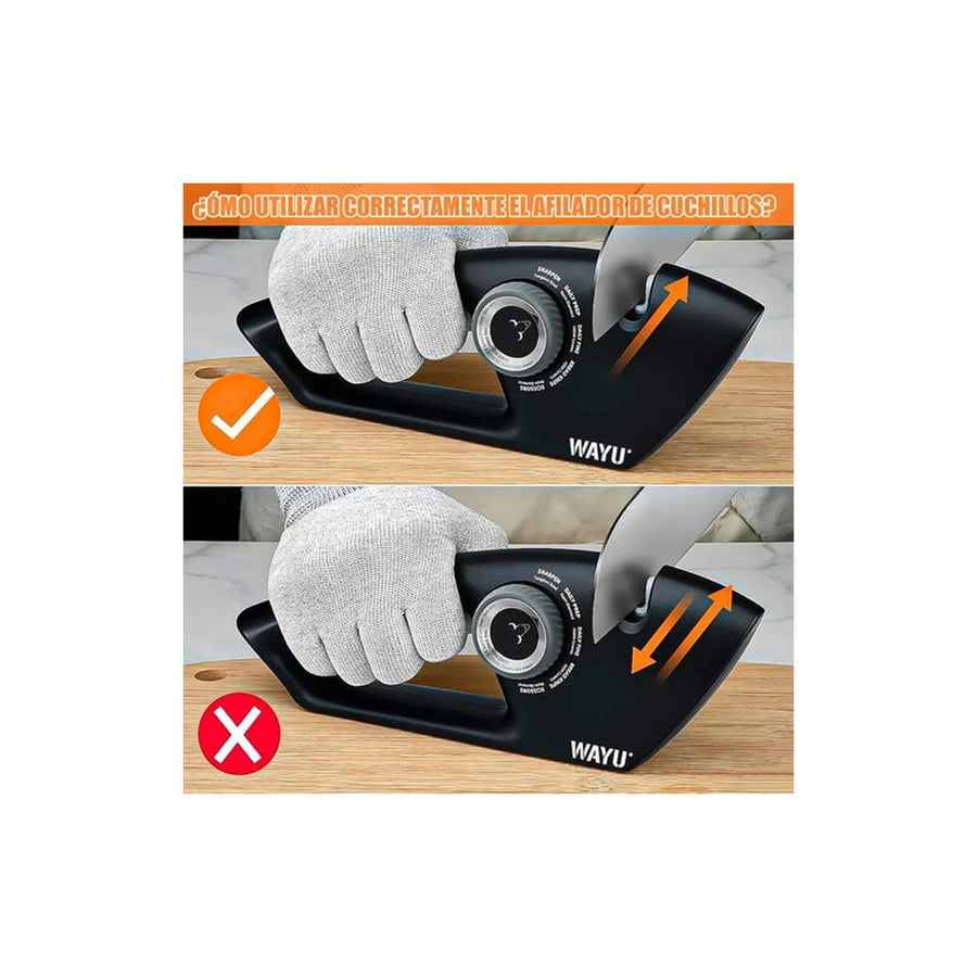Afilador De Cuchillos Wayu 5 En 1 Manual