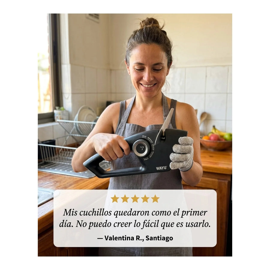 Afilador De Cuchillos Wayu 5 En 1 Manual