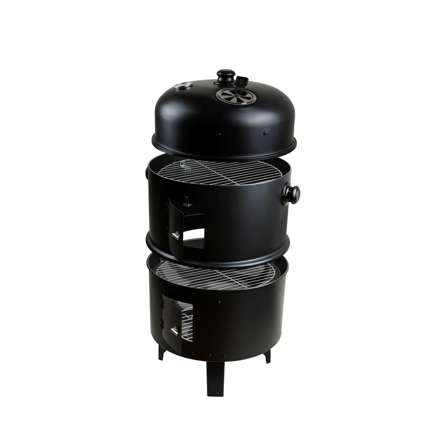 Ahumador Vertical Acero Inox 80cm — Brisket, Costillar y Pollo