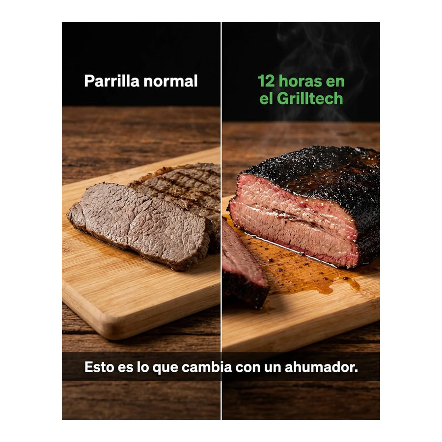 Ahumador Vertical Acero Inox 80cm — Brisket, Costillar y Pollo