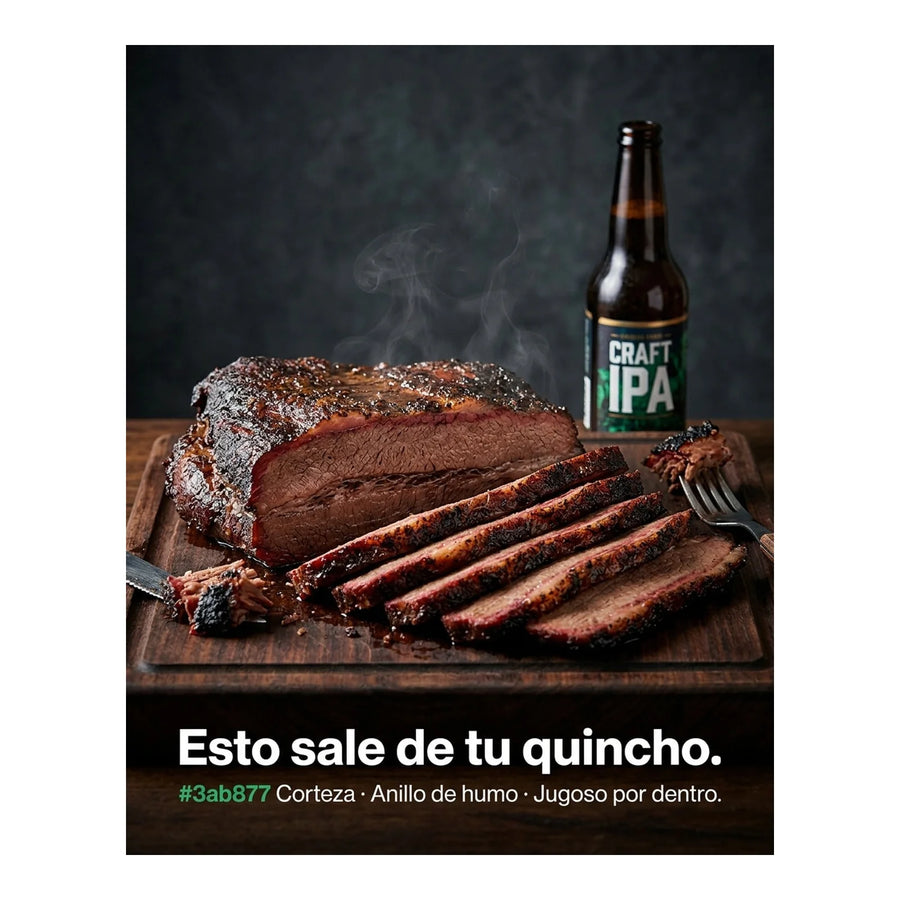 Ahumador Vertical Acero Inox 80cm — Brisket, Costillar y Pollo