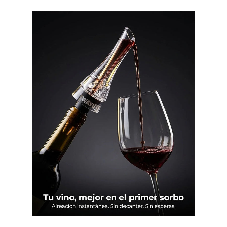 Aireador De Vino Premium Wayu Cocina Asado Parrilla Bbq