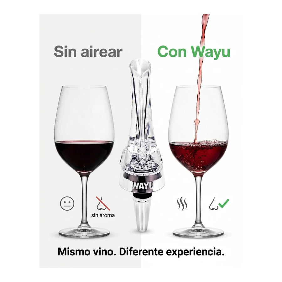 Aireador De Vino Premium Wayu Cocina Asado Parrilla Bbq