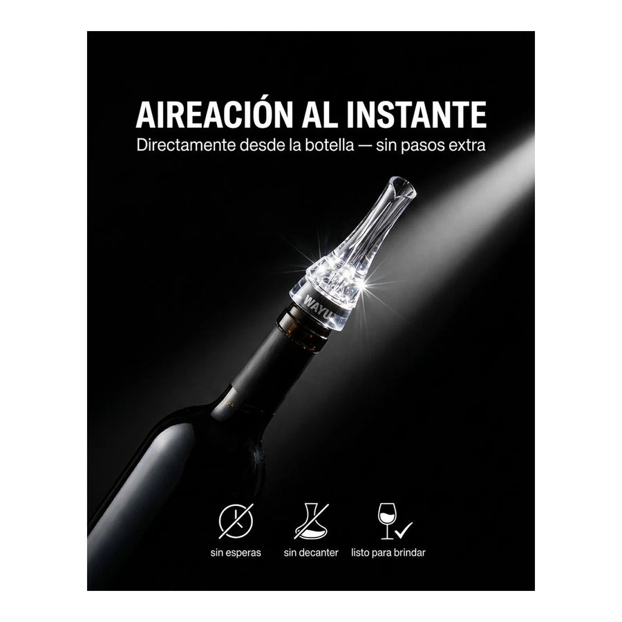 Aireador De Vino Premium Wayu Cocina Asado Parrilla Bbq