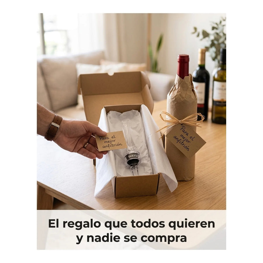 Aireador De Vino Premium Wayu Cocina Asado Parrilla Bbq