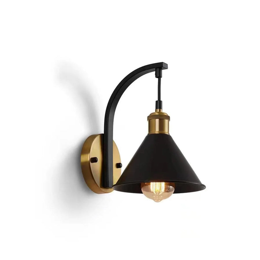 Aplique Colgante Industrial E27 Negro