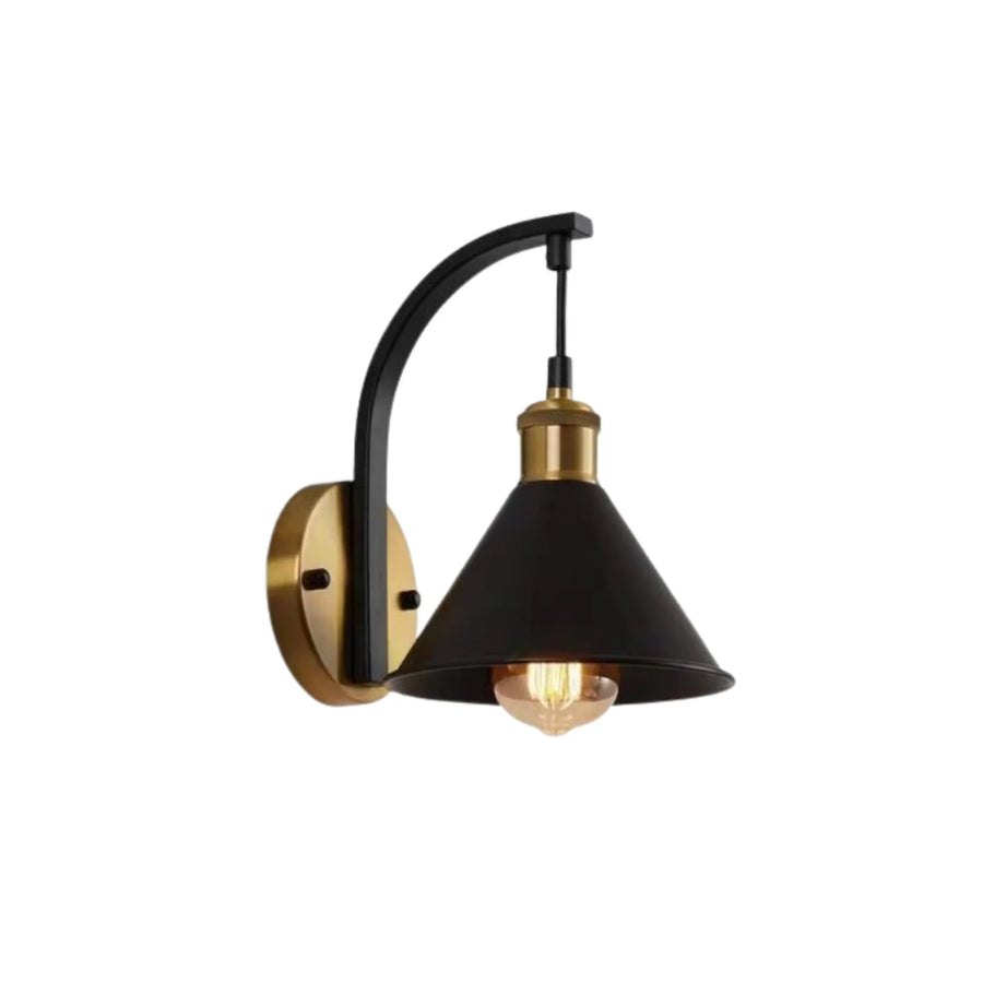 Aplique Colgante Industrial E27 Negro