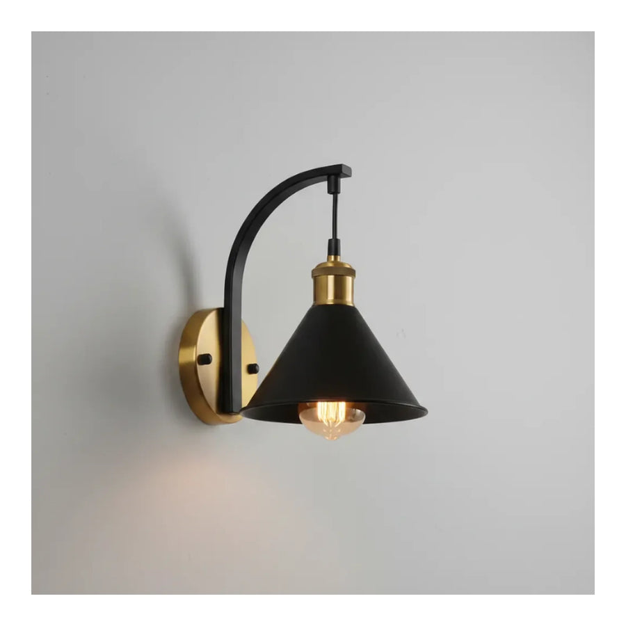 Aplique Colgante Industrial E27 Negro