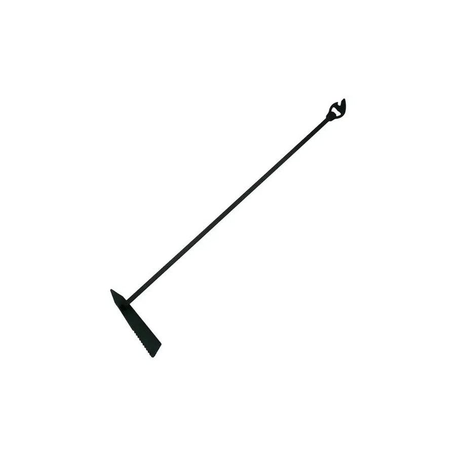 Atizador Para Carbón Parrilla 70cm Hierro Con Destapador