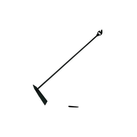 Atizador Para Carbón Parrilla 70cm Hierro Con Destapador