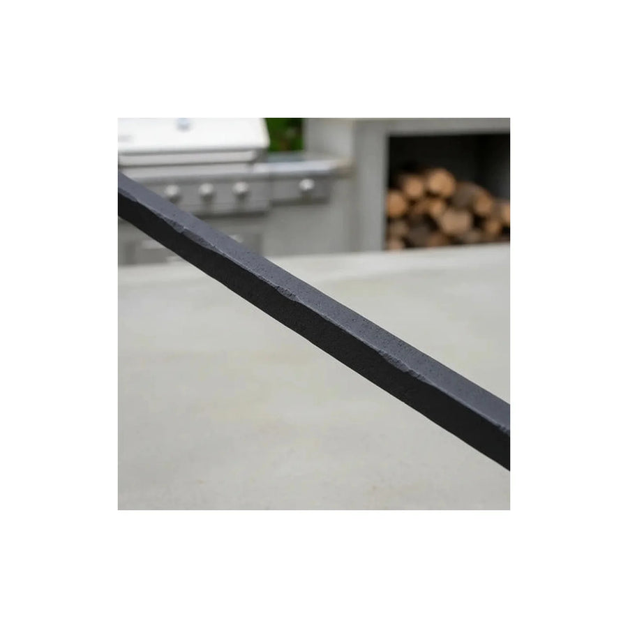 Atizador Para Carbón Parrilla 70cm Hierro Con Destapador