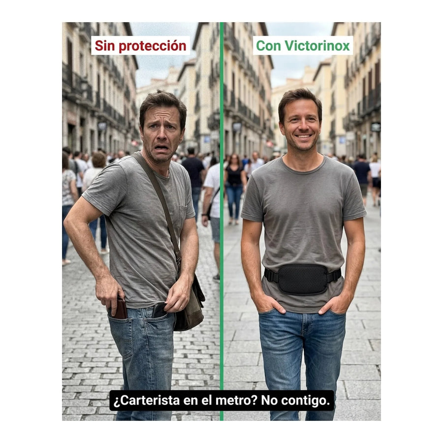 Banano Victorinox Cinturón De Viaje Riñonera Rfid Bloqueo