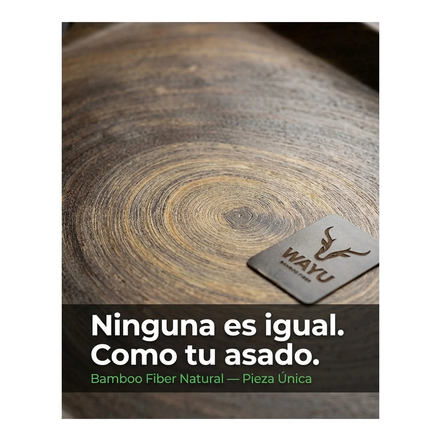 Bandeja Bamboo Wayu 46x31cm Asado Parrilla Cocina Quincho