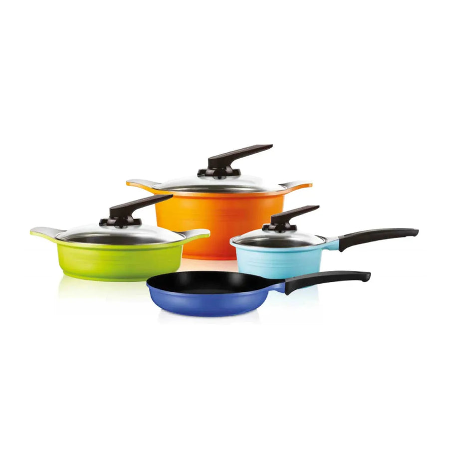Bateria Cocina Roichen Juego 7 Piezas Profesional