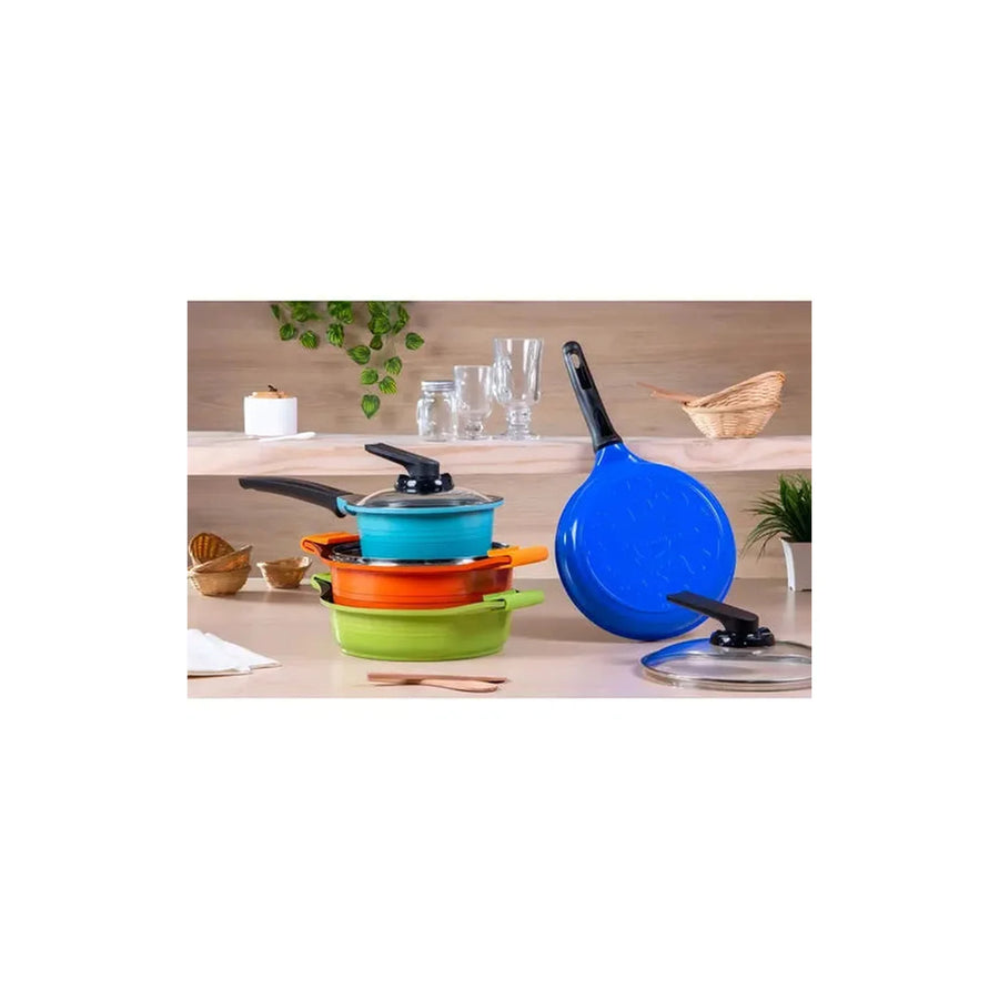 Bateria Cocina Roichen Juego 7 Piezas Profesional