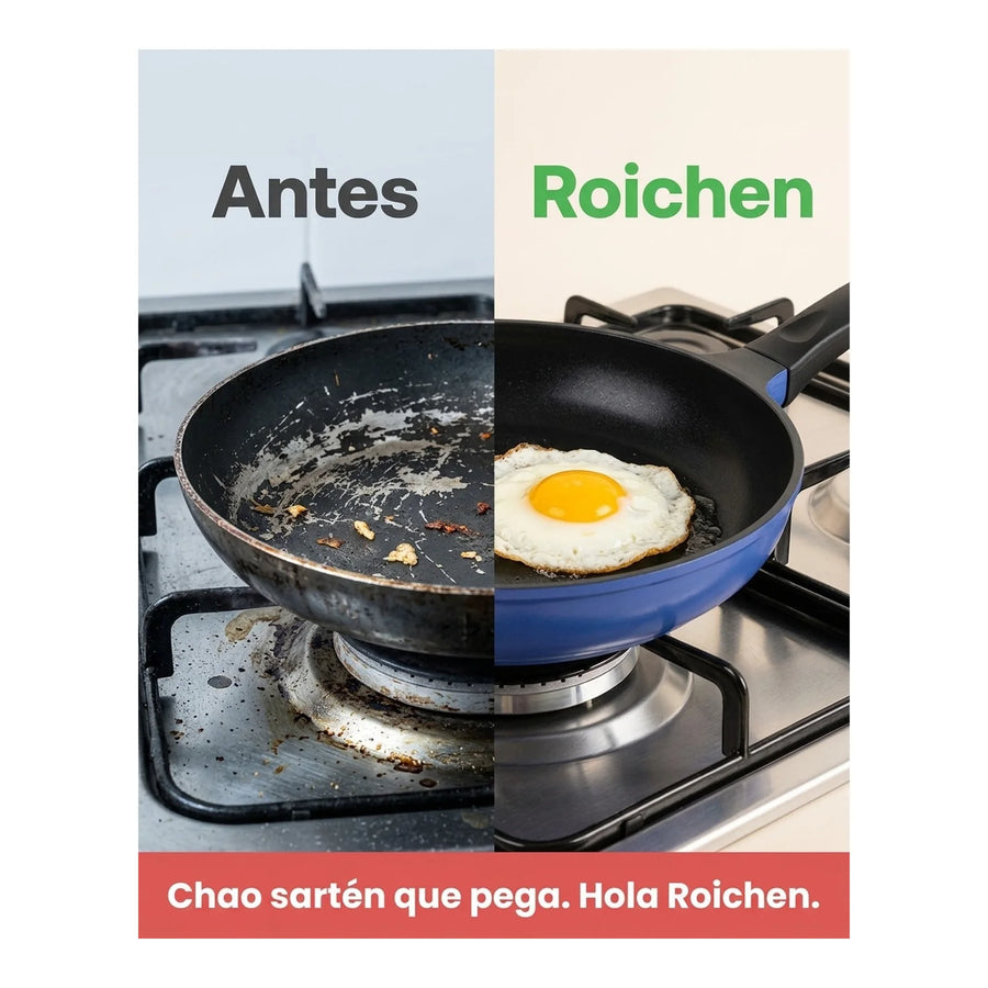 Bateria Cocina Roichen Juego 7 Piezas Profesional