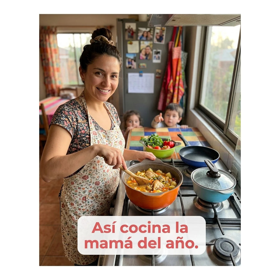 Bateria Cocina Roichen Juego 7 Piezas Profesional