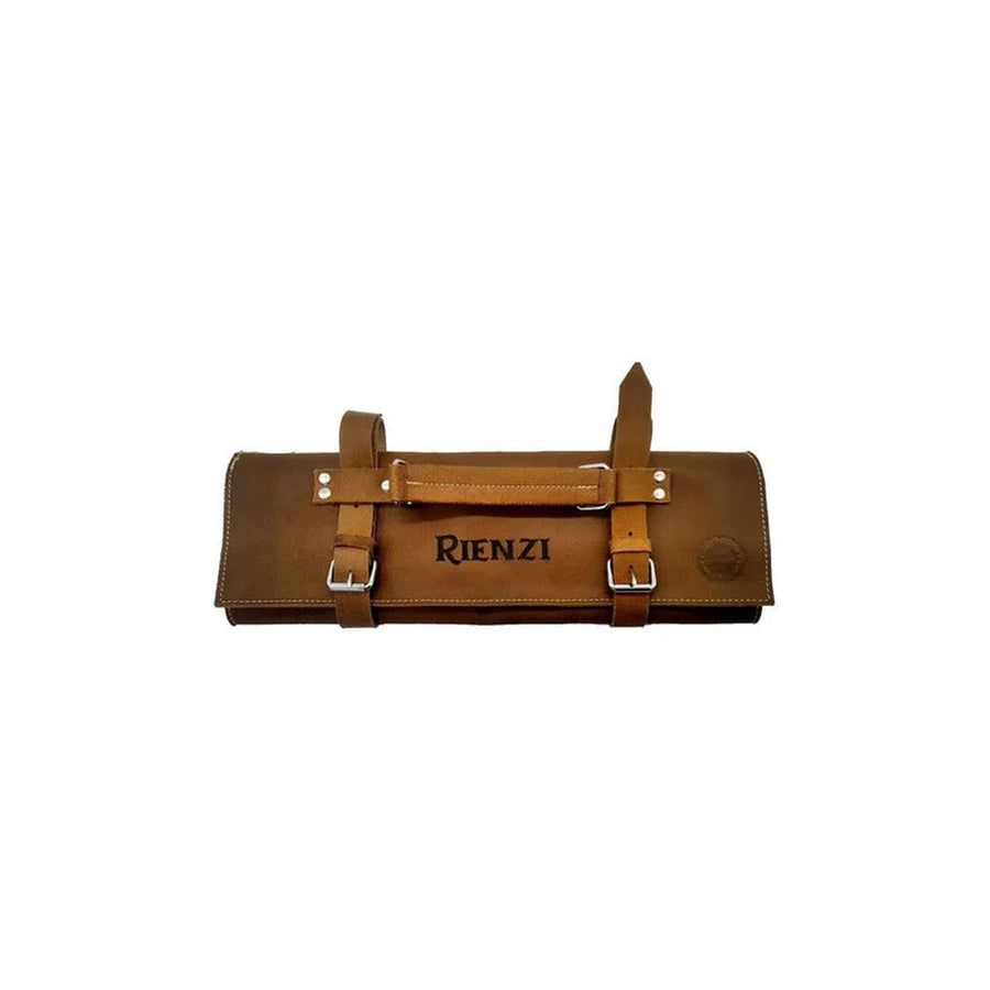 Bolso Porta 5 Cuchillos Grilltech Cuero + Grabado Láser