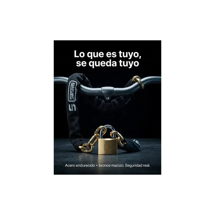 Cadena Seguridad Scanavini Anti Napoleón 40cm + Candado