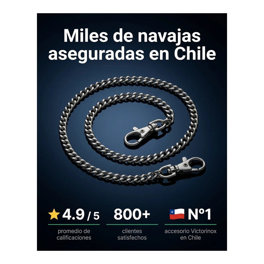 Cadena Victorinox De Metal Navajas 40cm 4.1815